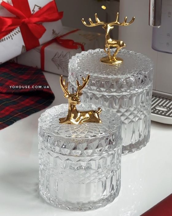 Банка Deer 250 мл (прозора)