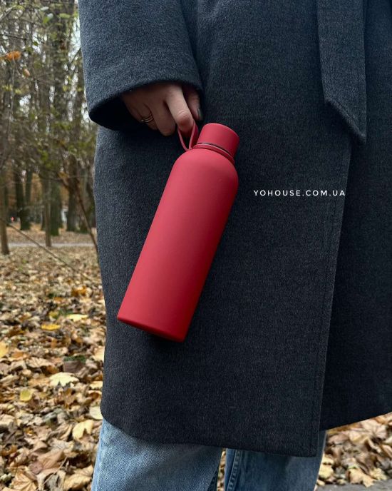 Термопляшка Color  500 мл (червоний)