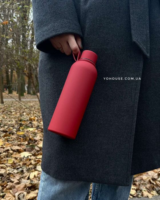 Термопляшка Color  500 мл (червоний)