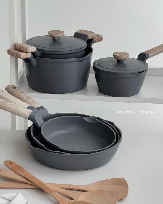 Набір посуду для приготування  Grey 