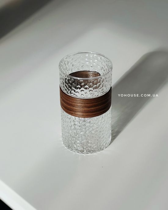 Склянка Wood bubbles 400 мл