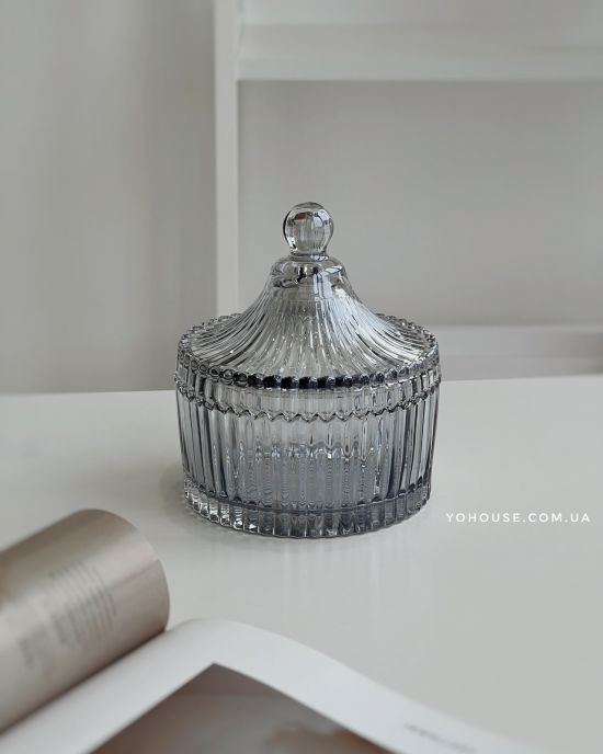 Цукерниця Хвиля Grey 250 мл
