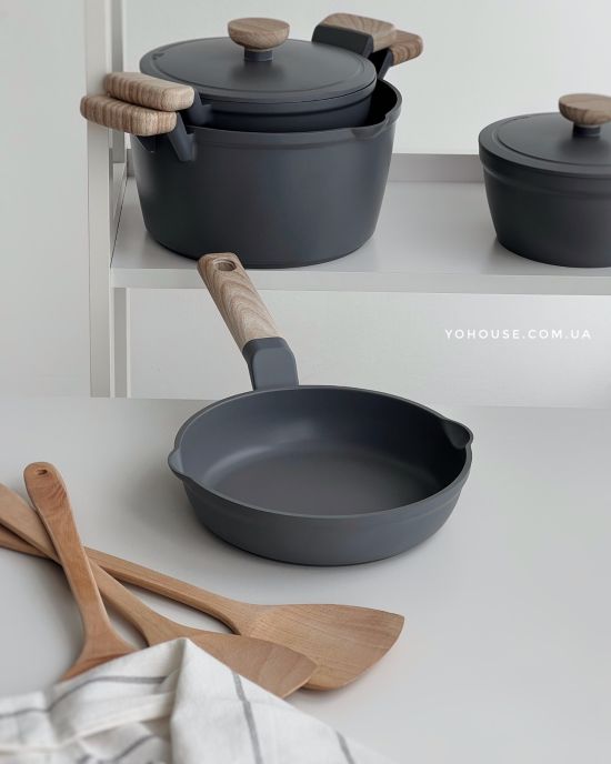 Сковорідка з лопаткою Grey 20 см