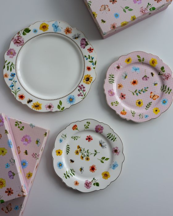 Набір тарілок Flowers 27 см 6 шт
