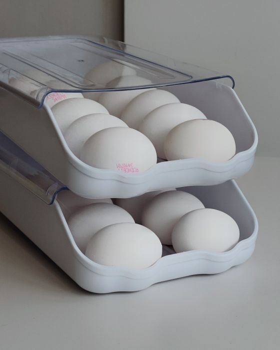 Лоток для яєць з кришкою