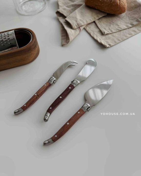 Набір з 3-х ножів Wood 15 см