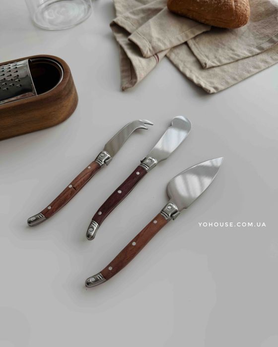 Набір з 3-х ножів Wood 15 см