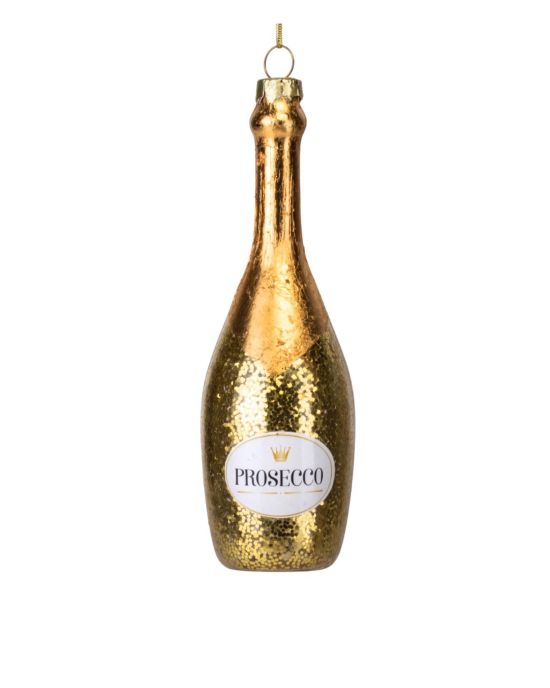 Прикраса пляшка Шампанського (Prosecco) 14 см