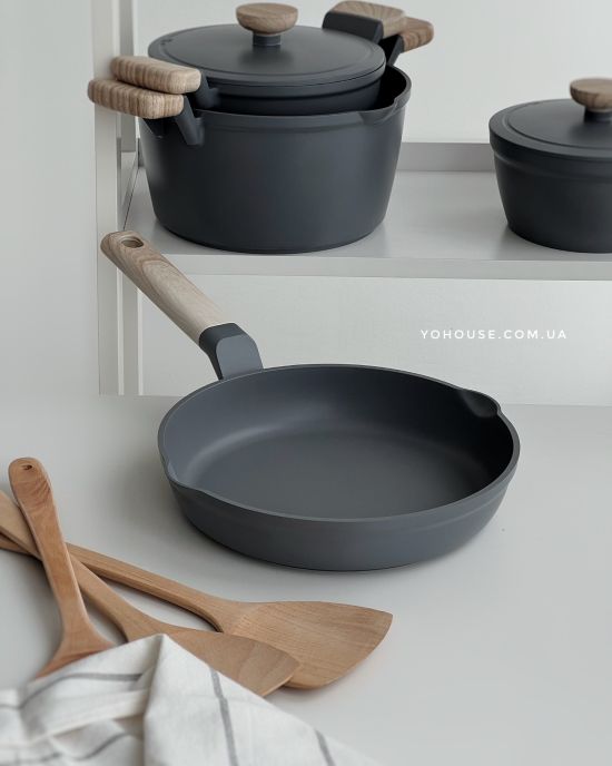 Сковорідка з лопаткою Grey 26 см