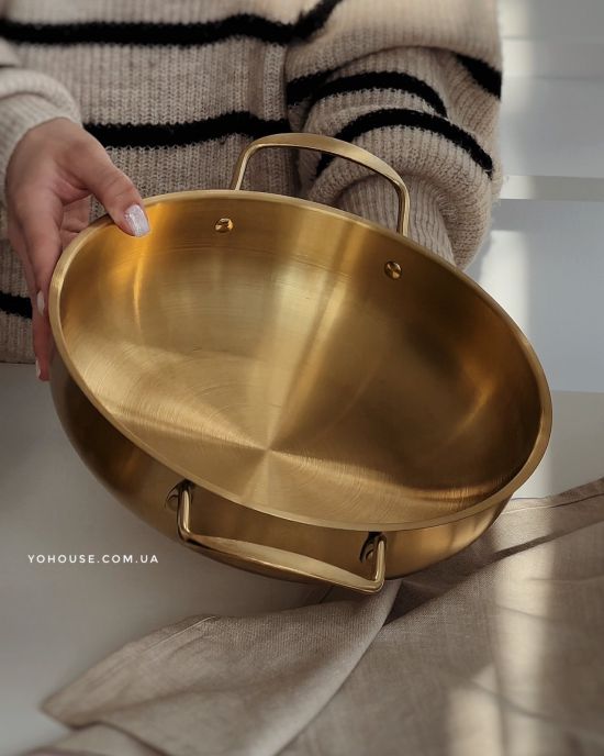 Сотейник-каструля  Gold  (підходить для індукції) 27,5 см