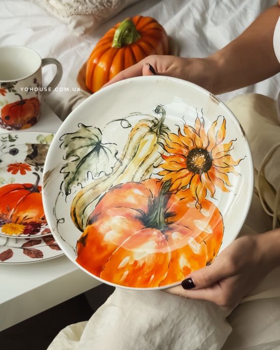Тарілка Autumn  24х24х2,5 см