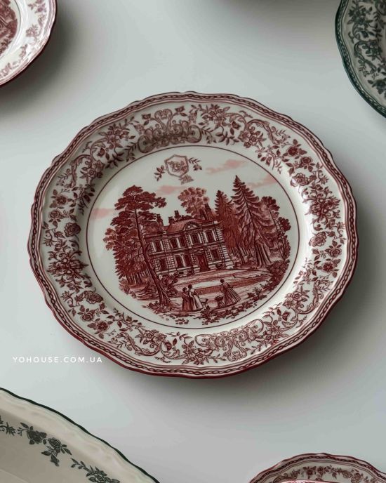 Тарілка Castle Red 19 см