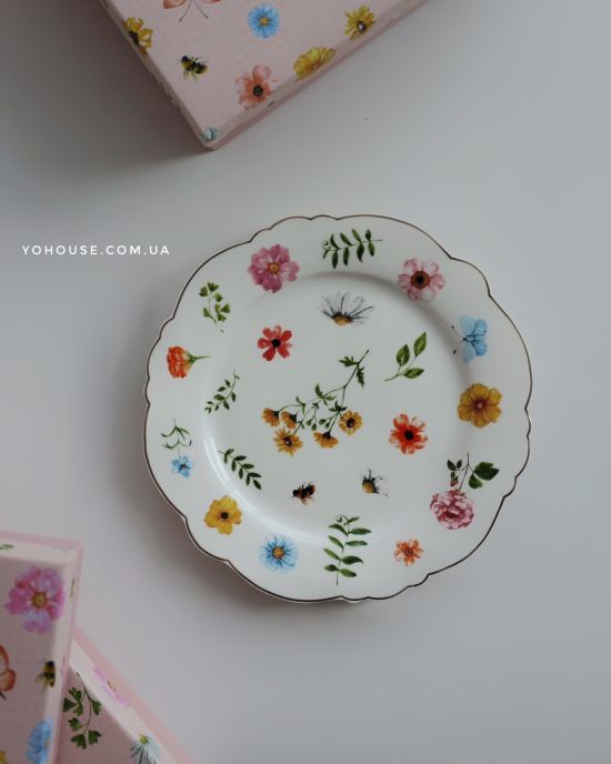 Набір тарілок Flowers 21 см 6 шт