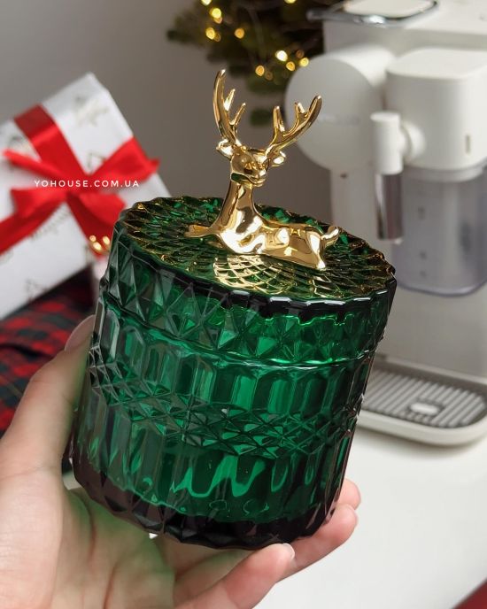 Банка Deer 490 мл (зелена)